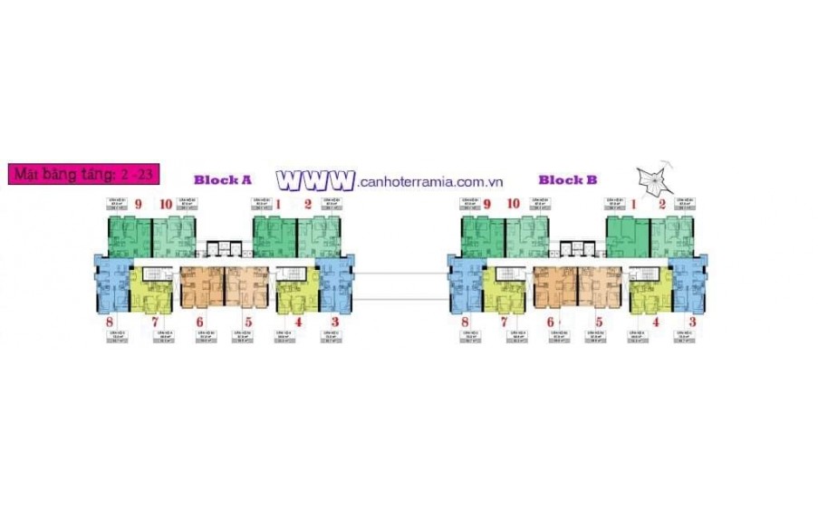 Bán căn hộ Terra Mia 60 m2, 02 PN, 02 WC, view sông cực đẹp, tầng vừa đẹp. Giá rẻ nhất thị trường chỉ  2,1 tỷ